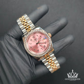 Datejust Arabic 2 Tone Rosegold | Diamond Bezel | Arabic Markers - GodTierMods